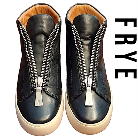 frye lena low top leather sneaker